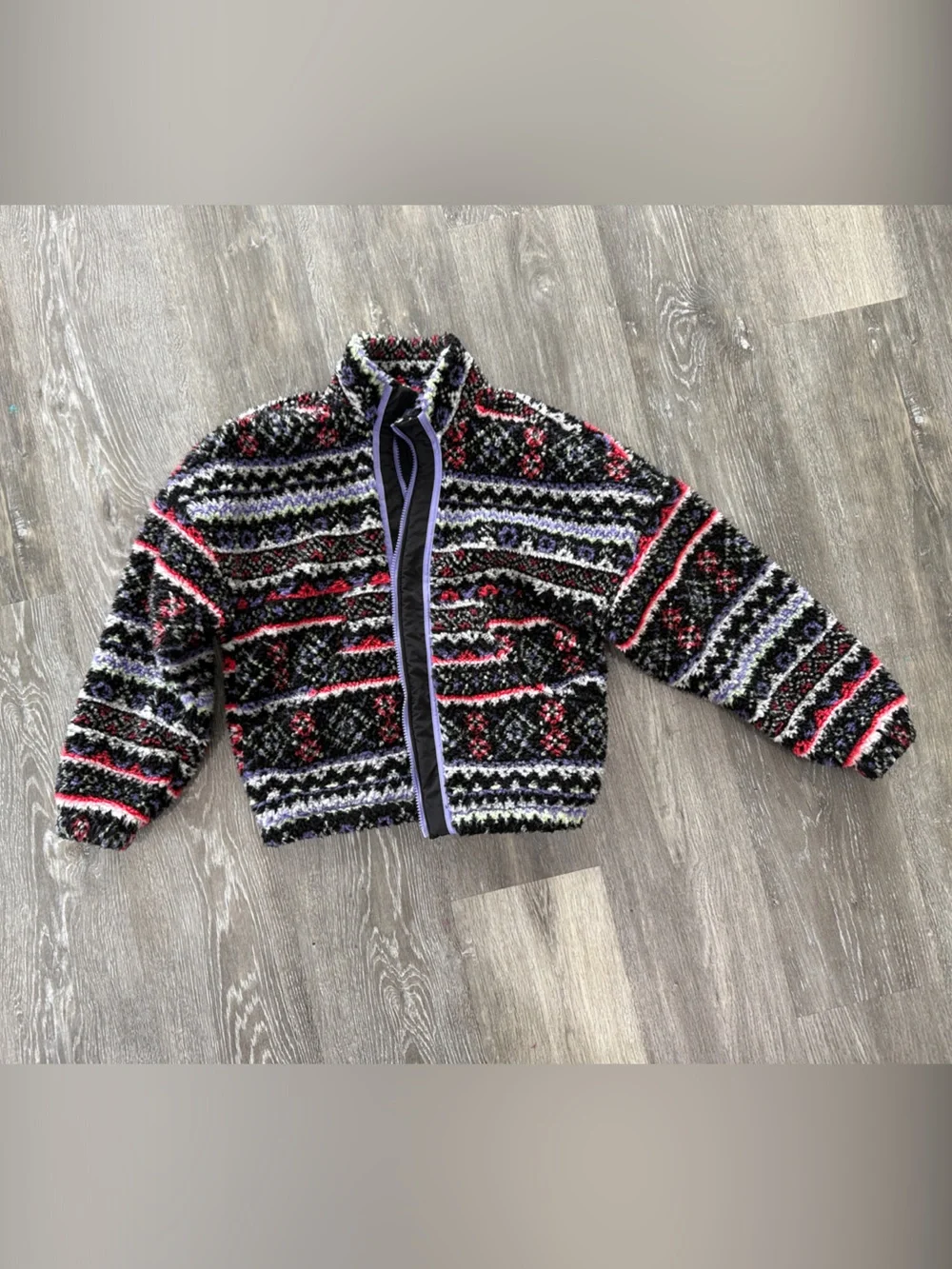 DSG Multicolor Knit Jacket with Black Lining